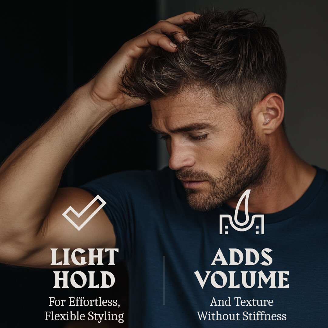 Hair Styling Powder for Men - Light Hold - Vanilla