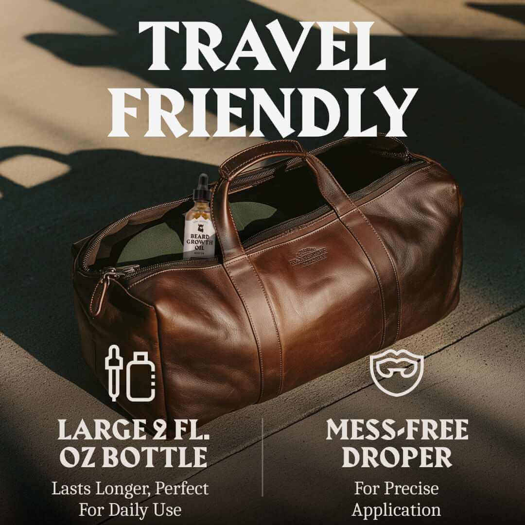 Beard Growth Oil Biotin for Men - Unscented