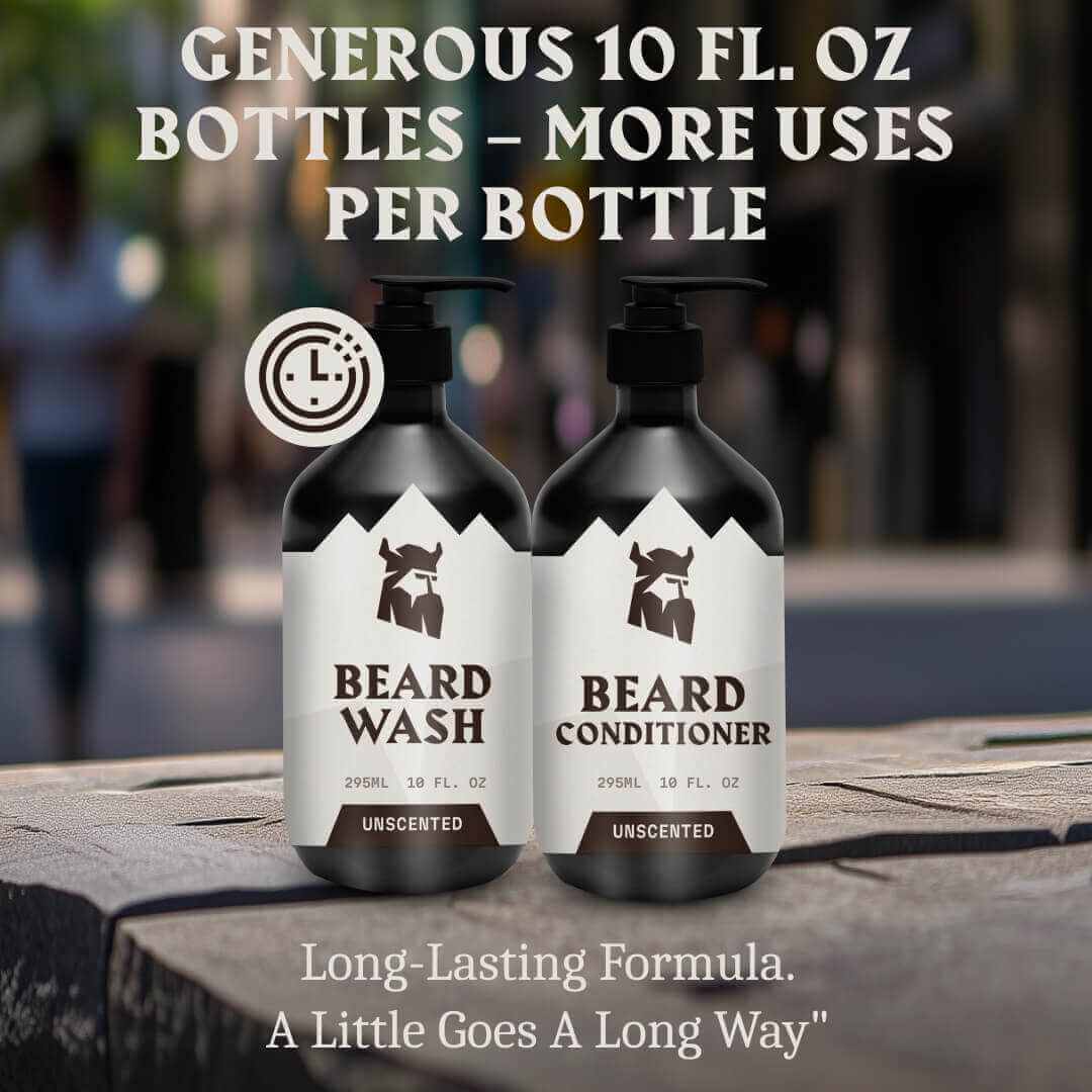 Beard Shampoo & Beard Conditioner - Unscented