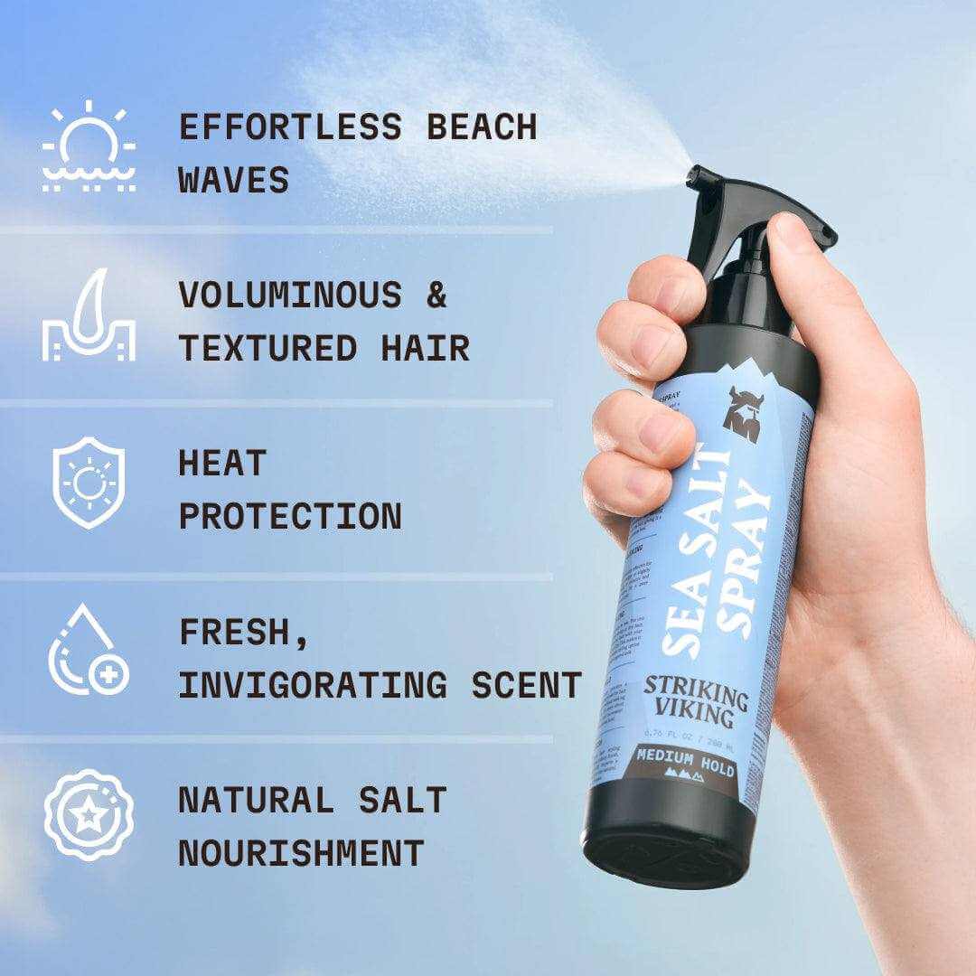 Hand holding a Sea Salt Spray