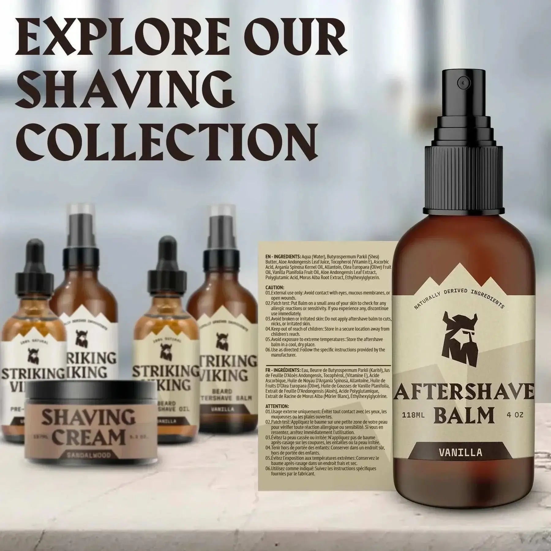 After Shave Balm for Men - Vanilla