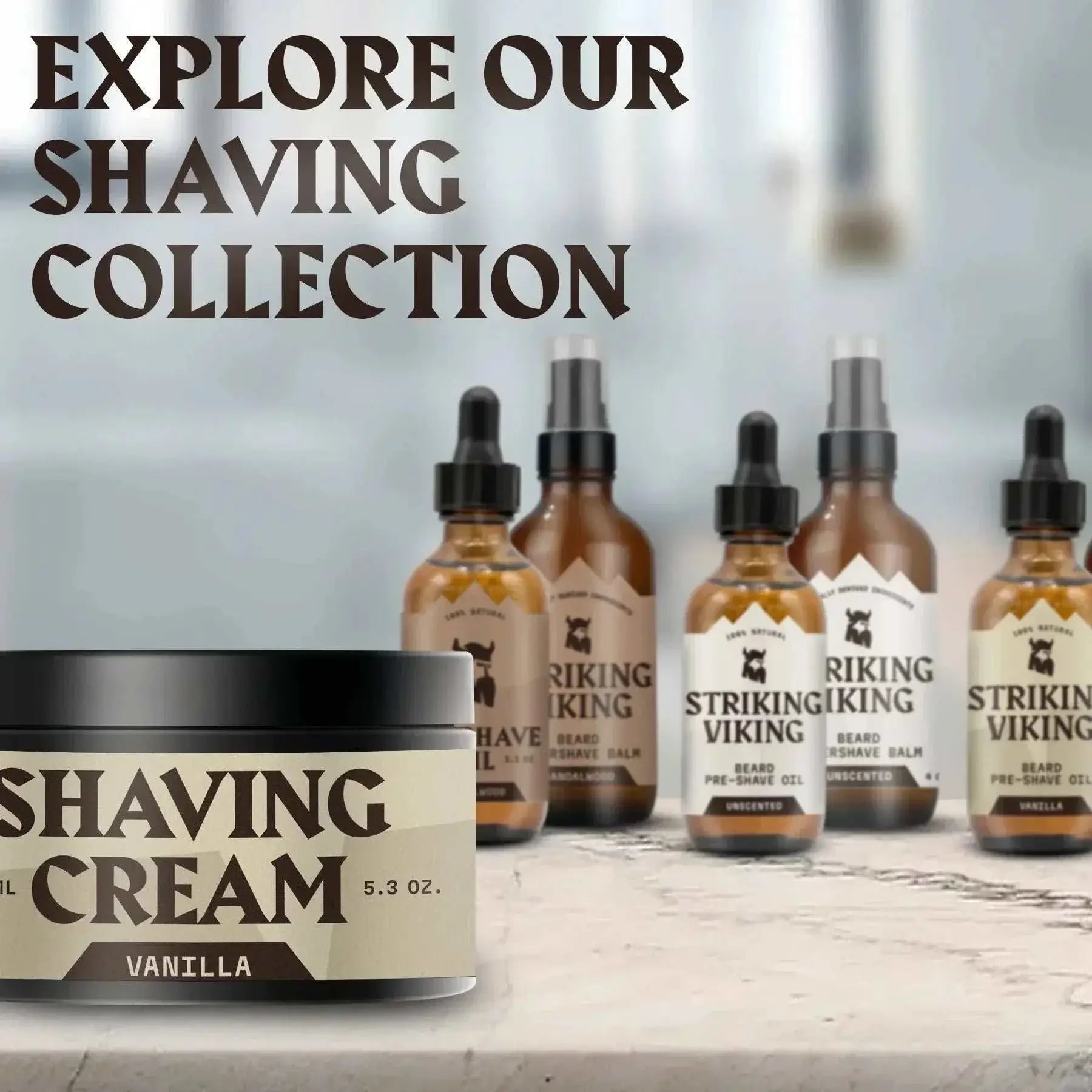 Shaving Cream for Men - Vanilla