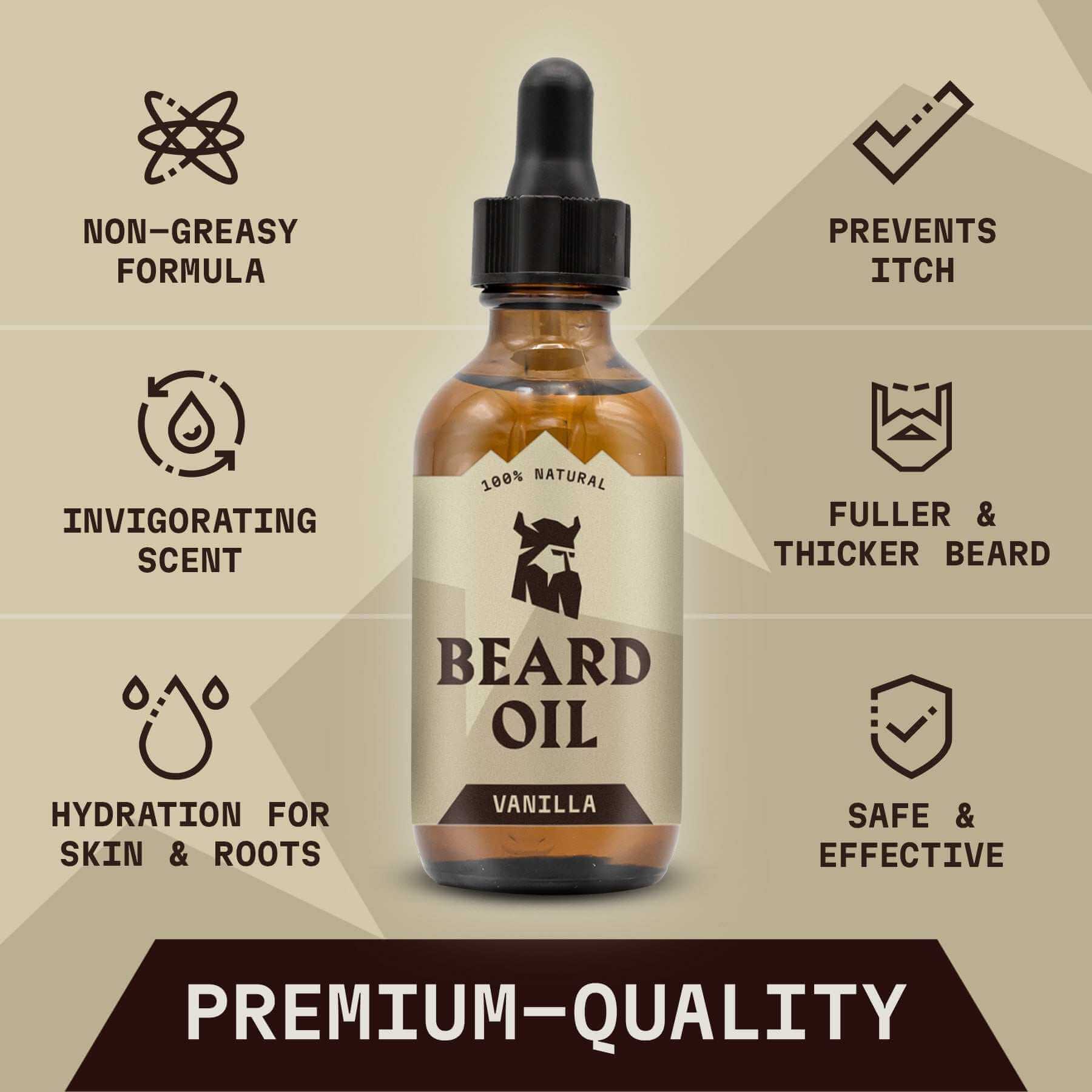 Vanilla Beard Oil - 2 Pack