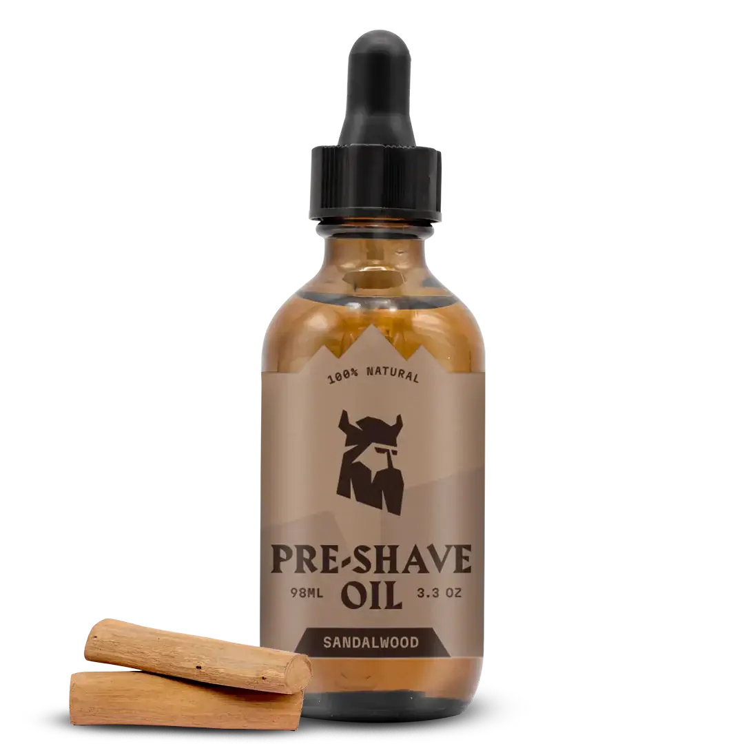 Pre Shave Oil for Men - Sandalwood