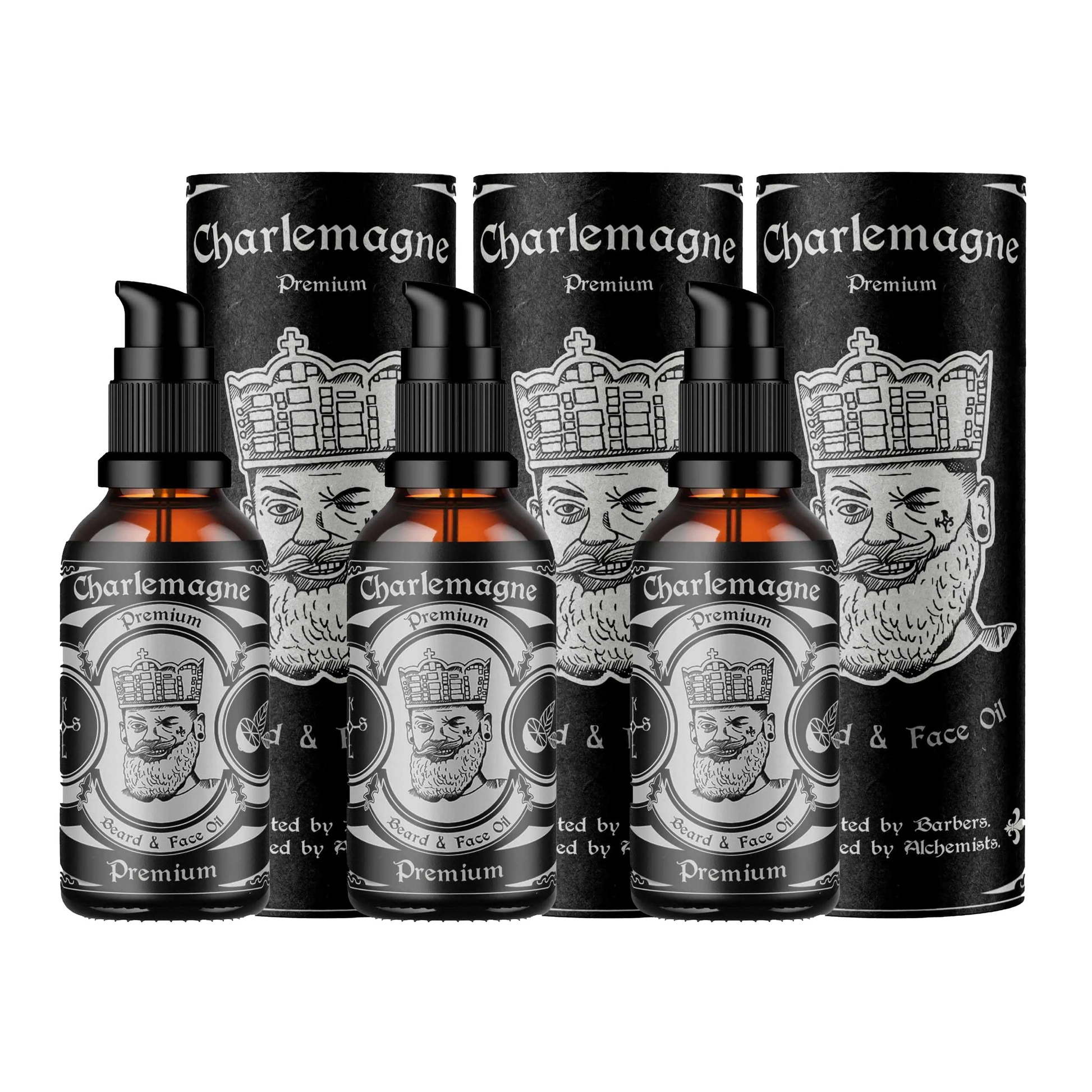 Beard Oil Trio - Leather + Lime & Mint + Tobacco & Vanilla