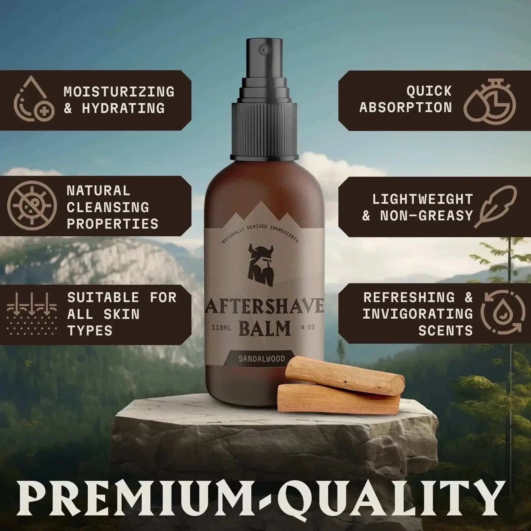 After Shave Balm for Men - Sandalwood