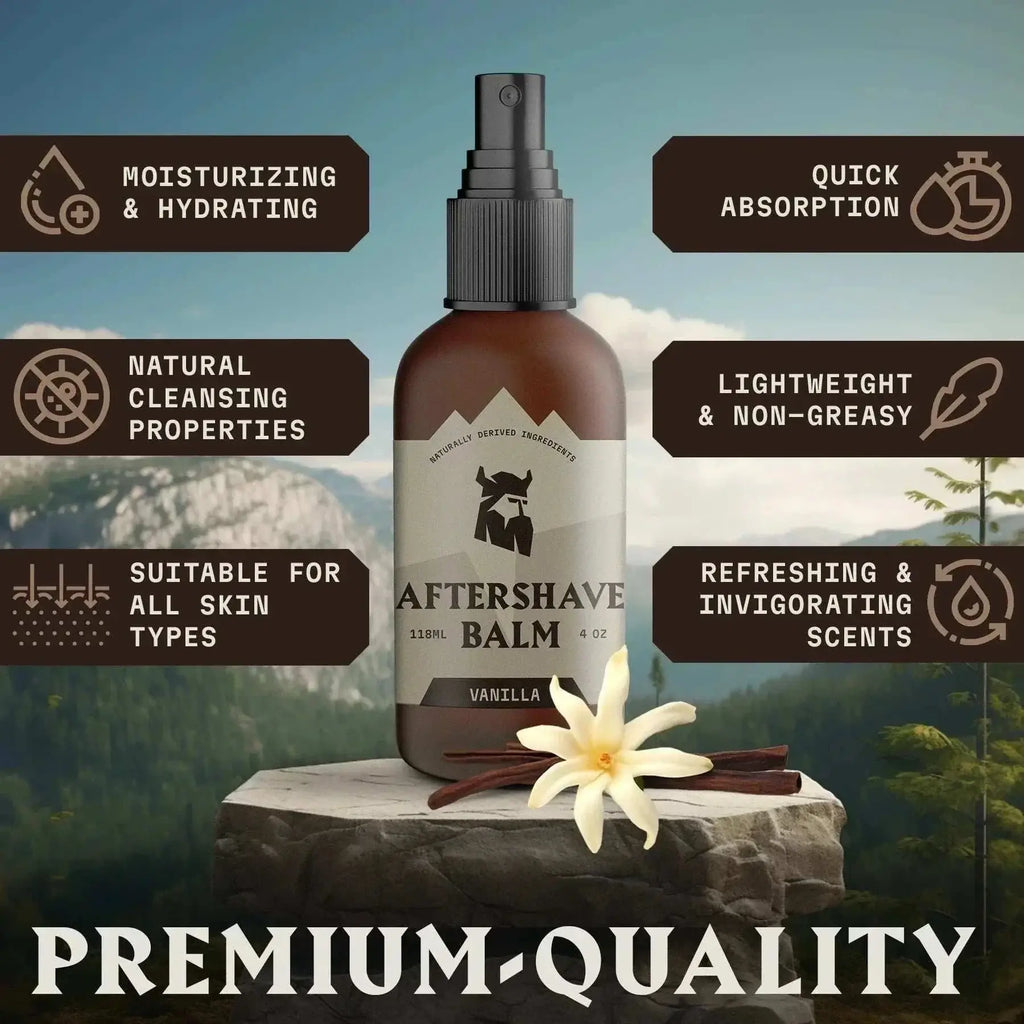 After Shave Balm for Men - Vanilla