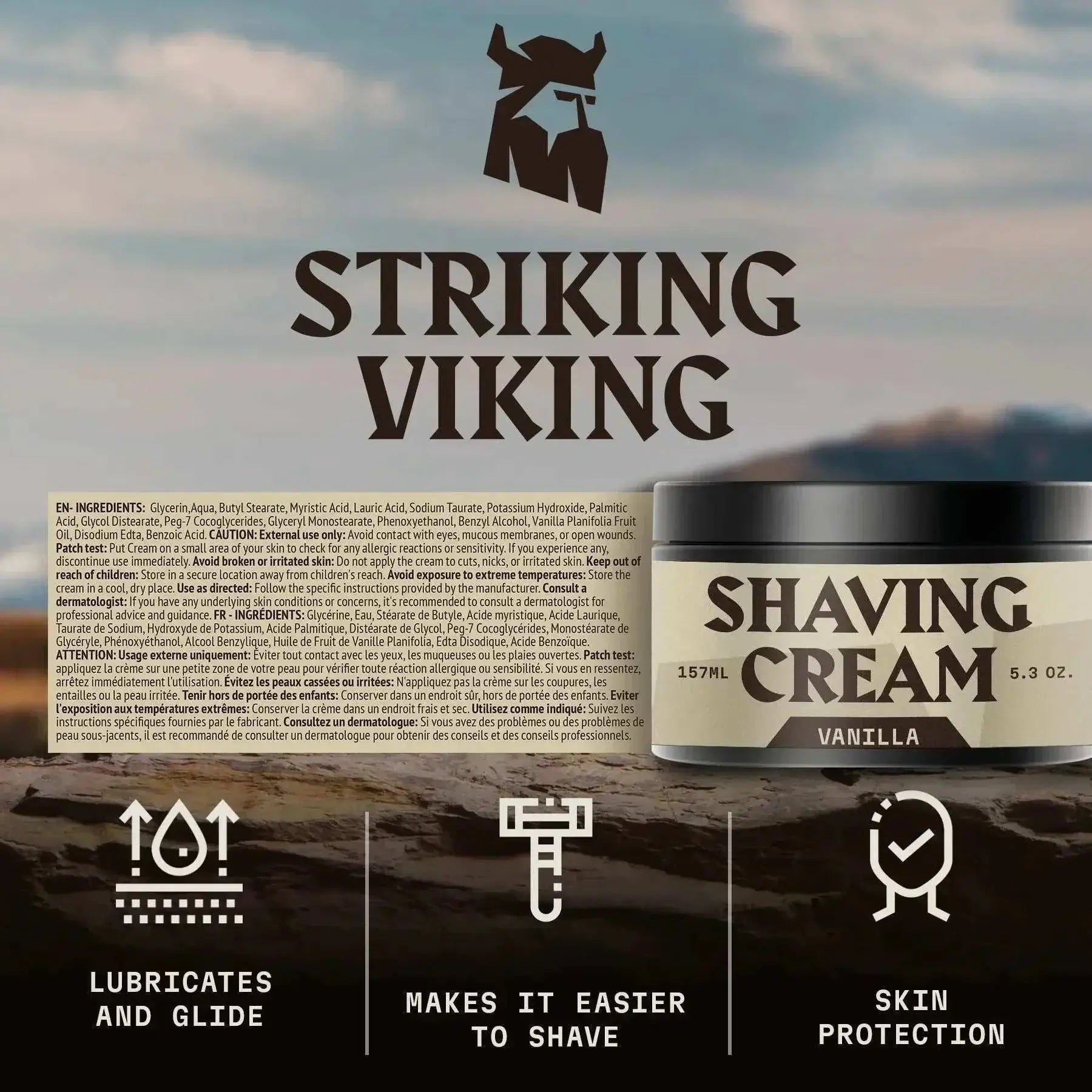 Shaving Cream for Men - Vanilla