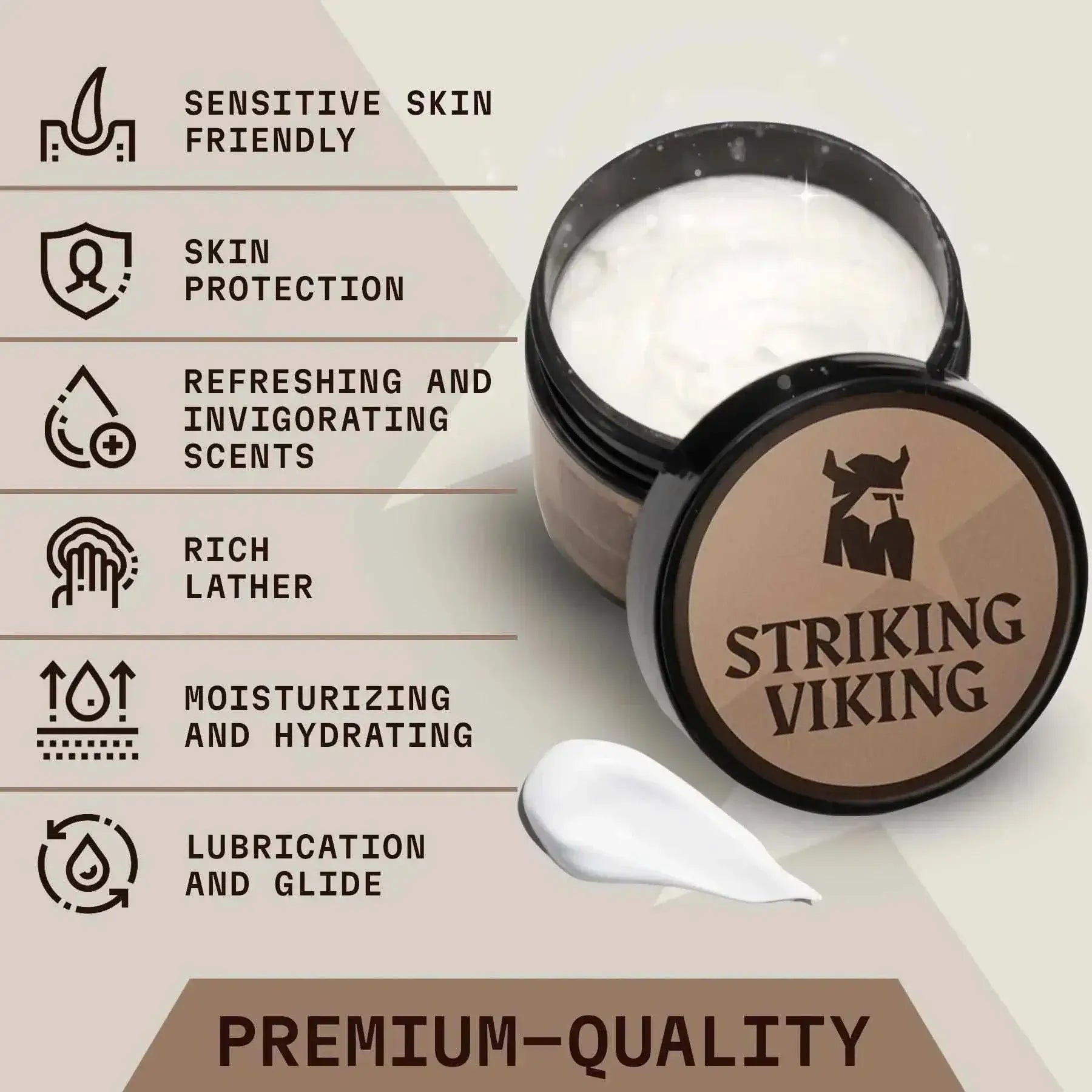 Shaving Cream for Men - Sandalwood