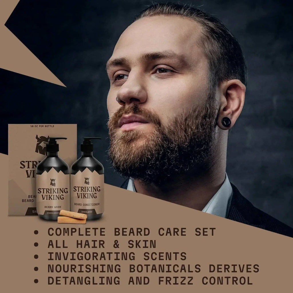 Beard Shampoo & Conditioner Set - Sandalwood