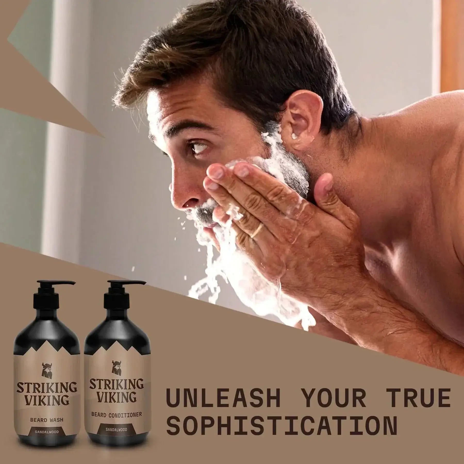 Beard Shampoo & Conditioner Set - Sandalwood