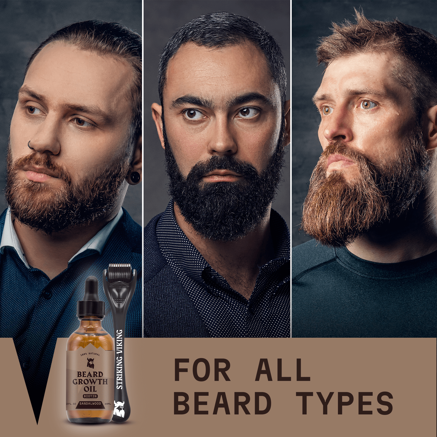 Beard Growth Kit - Sandalwood